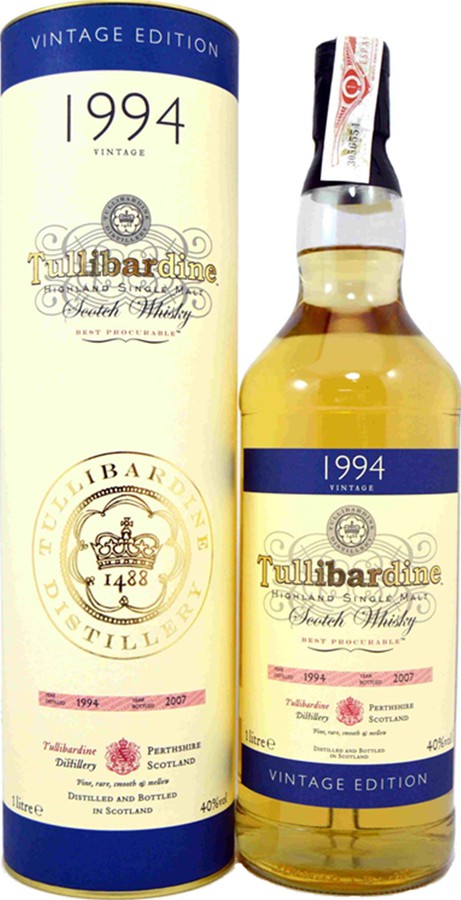 Tullibardine 1994 Vintage Edition 40% 1000ml