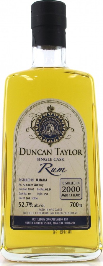 Duncan Taylor 2000 Aged in Oak Casks 13yo 52.7% 700ml
