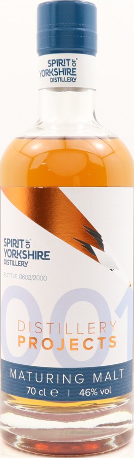 Spirit of Yorkshire Distillery Distillery Projects 001 Maturing Malts Sherry & Bourbon 46% 700ml
