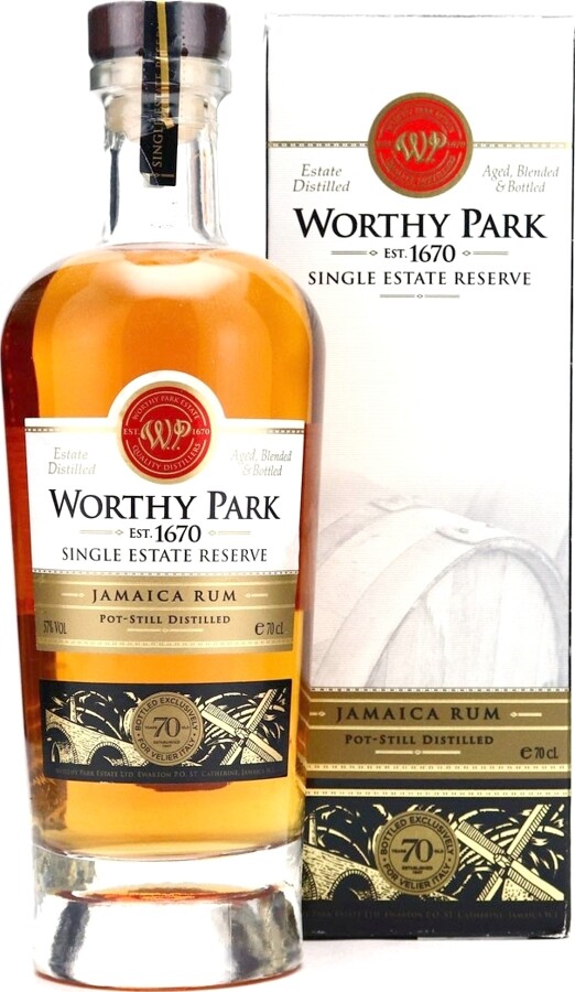 Worthy Park Single Estate Reserve Jamaica Rum Velier 70th Anniversary 10yo 57% 700ml