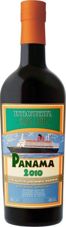 Transcontinental Rum Line 2010 Panama Line #4 6yo 43% 700ml