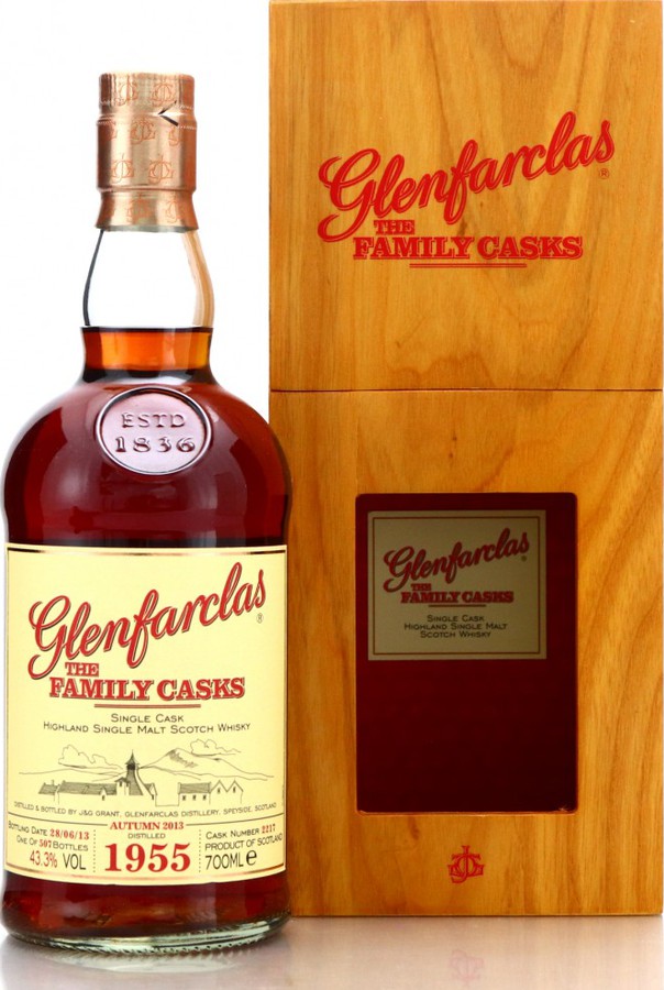 Glenfarclas 1955 The Family Casks Release A13 Sherry Butt #2217 43.3% 700ml