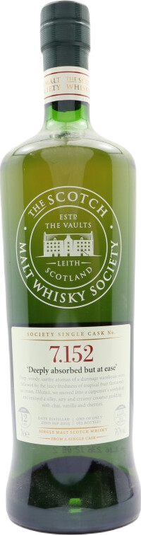 Longmorn 2003 SMWS 7.152 Deeply absorbed but at ease 12yo 1st Fill Ex-Bourbon Barrel 59.7% 700ml
