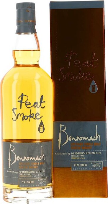 Benromach 2009 Peat Smoke 1st Fill Bourbon Barrels 46% 700ml