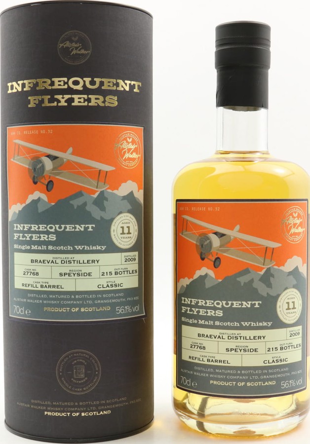 Braeval 2009 AWWC Infrequent Flyers Refill Barrel #27768 56.1% 700ml