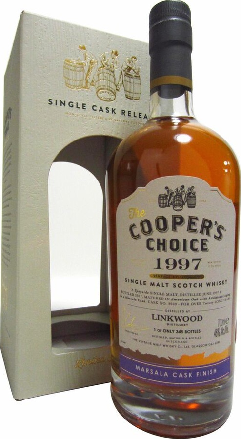 Linkwood 1997 VM The Cooper's Choice 20yo Marsala Cask Finish #3989 46% 700ml