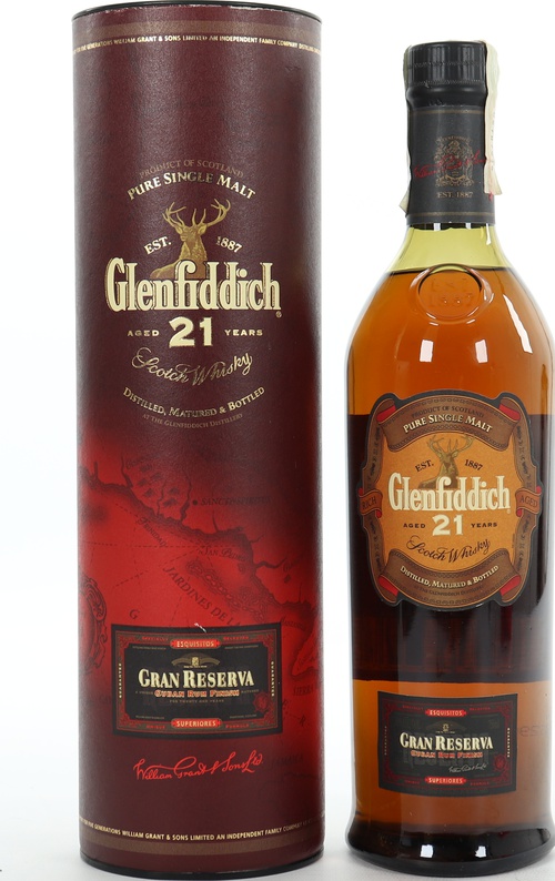 Glenfiddich 21yo Gran Reserva Cuban Rum Finish 43% 750ml