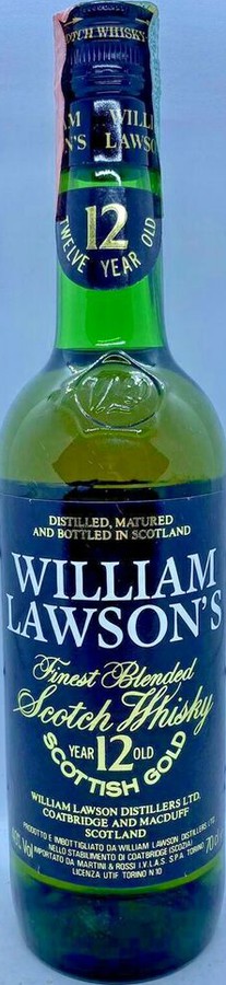 William Lawson's 12yo Finest Blended Scotch Whisky 40% 700ml