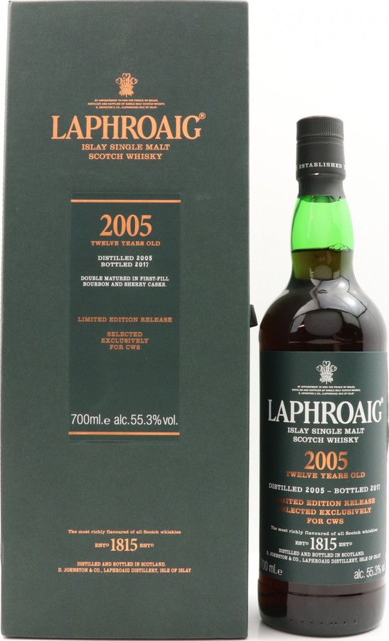 Laphroaig 2005 Limited Edition Release CWS Exclusive 55.3% 700ml