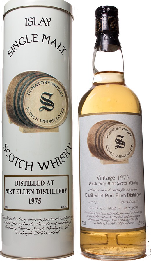 Port Ellen 1975 SV Vintage Collection Oak Cask #1755 43% 700ml