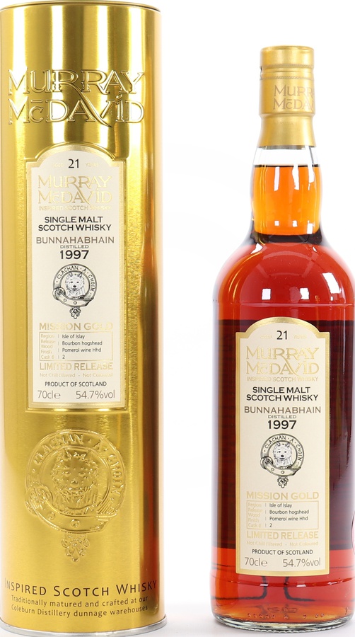 Bunnahabhain 1997 MM Mission Gold Limited Release #2 54.7% 700ml