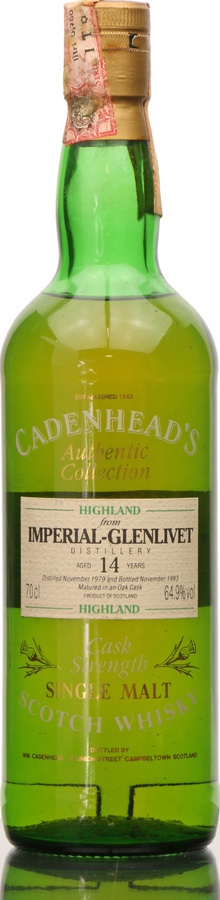 Imperial 1979 CA Authentic Collection Oak Cask 64.9% 700ml