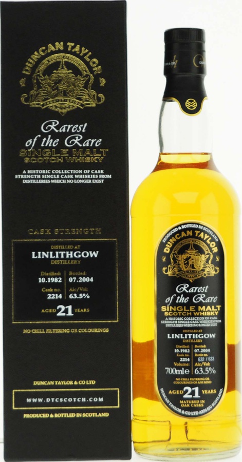 Linlithgow 1982 DT Rarest of the Rare #2214 63.5% 700ml