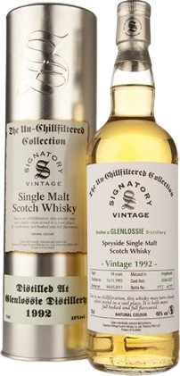 Glenlossie 1992 SV The Un-Chillfiltered Collection 3326 + 27 46% 700ml