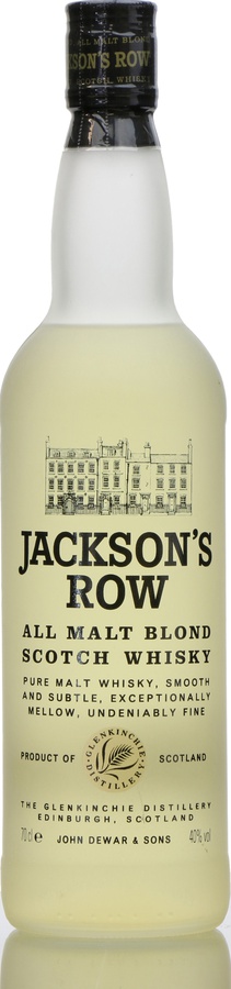 Jackson's Row All Malt Blond Scotch Whisky 40% 700ml