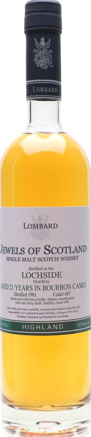 Lochside 1981 Lb Jewels of Scotland #604 50% 700ml