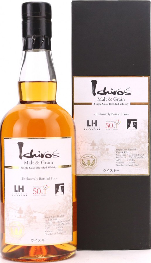 Ichiro's Malt & Grain Single Cask Blended Whisky #4084 57.4% 700ml