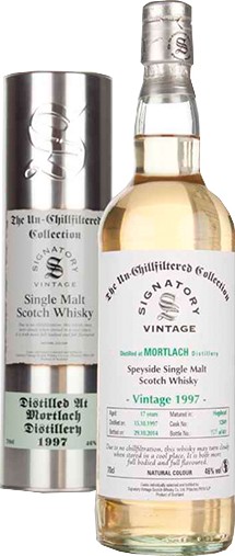 Mortlach 1997 SV The Un-Chillfiltered Collection 7174 + 7175 46% 700ml