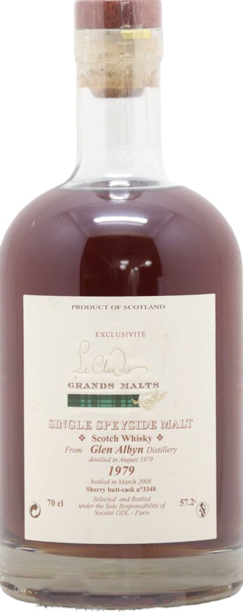 Glen Albyn 1979 Le Clan des Grands Malts Sherry Butt #3348 57.2% 700ml