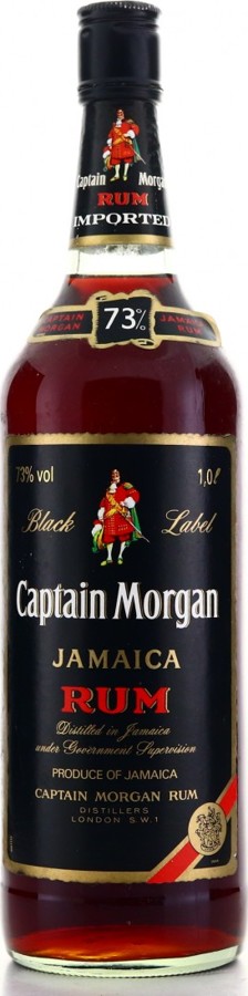 Captain Morgan Black Label Jamaica Rum 73% 1000ml