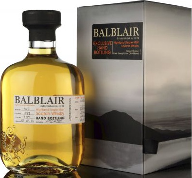 Balblair 1997 Hand Bottling Bourbon Cask #1714 50.5% 700ml