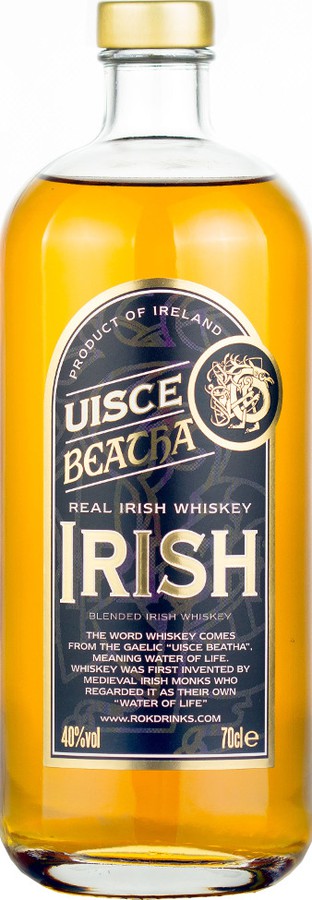 Uisce Beatha Real Irish Whisky 40% 700ml