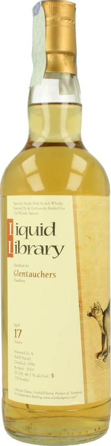 Glentauchers 1996 TWA Liquid Library Refill Barrel 48.7% 700ml