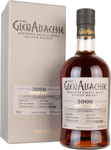 Glenallachie 2006 PX Hogshead #6608 Denmark Exclusive Batch 3 60.4% 700ml