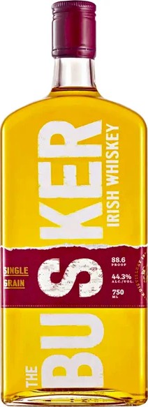 The Busker Single Grain Irish Whisky 44.3% 700ml