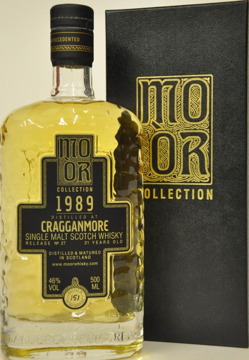 Cragganmore 1989 TWT Mo Or Collection Bourbon Hogshead #2840 46% 500ml