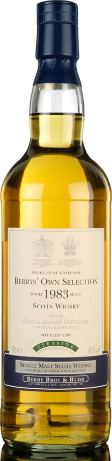 Glenglassaugh 1983 BR Berrys Own Selection 46% 700ml