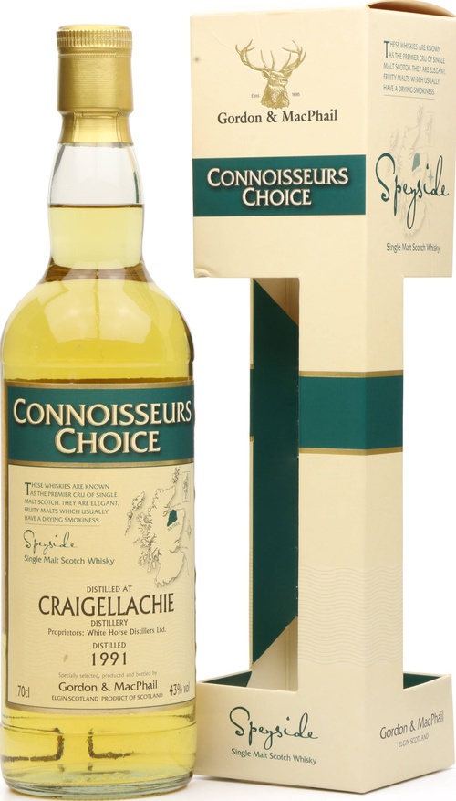 Craigellachie 1991 GM Connoisseurs Choice 43% 700ml
