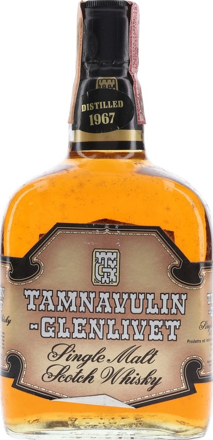 Tamnavulin 1967 Square Bottle Sival Import 43% 750ml