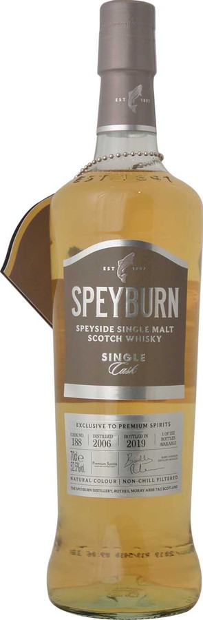 Speyburn 2006 Single Cask Bourbon Barrel #188 Premium Spirits 52.5% 700ml
