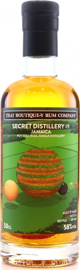 That Boutique-y Rum Company 2008 Secret #1 Batch #1 9yo 58% 500ml