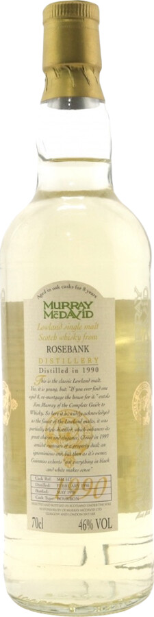 Rosebank 1990 MM 8yo Bourbon 46% 700ml