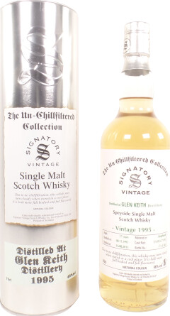 Glen Keith 1995 SV The Un-Chillfiltered Collection 171191 + 92 46% 700ml