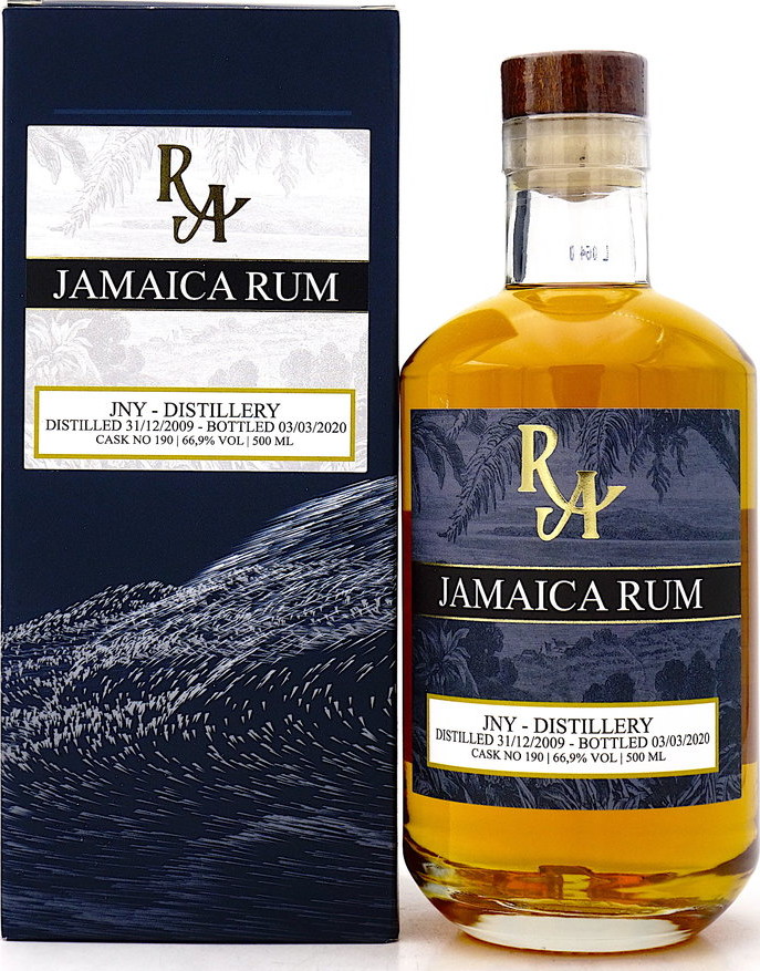 Rum Artesanal 2009 JNY Distillery Jamaica 11yo 66.9% 500ml