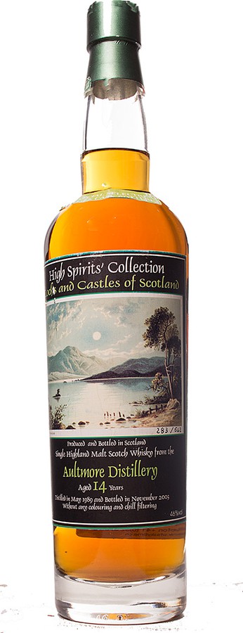 Aultmore 1989 HSC Lochs and Castles of Scotland No 6 Sherry Butt #2423 46% 700ml