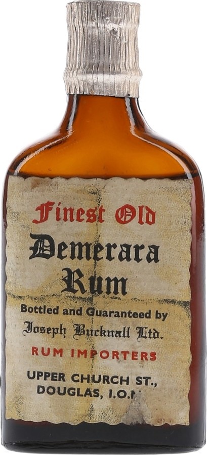Joseph Bucknall Ltd. Finest Old Demerara Rum Miniature 40% 50ml