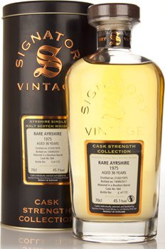 Ayrshire 1975 Rare SV Cask Strength Collection 36yo Bourbon Barrel #564 45.1% 700ml