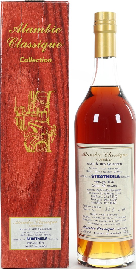 Strathisla 1970 AC Rare & Old Selection Sherry Cask #10421 52.7% 700ml
