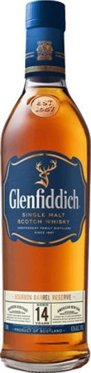 Glenfiddich 14yo Bourbon Barrel Reserve 43% 750ml