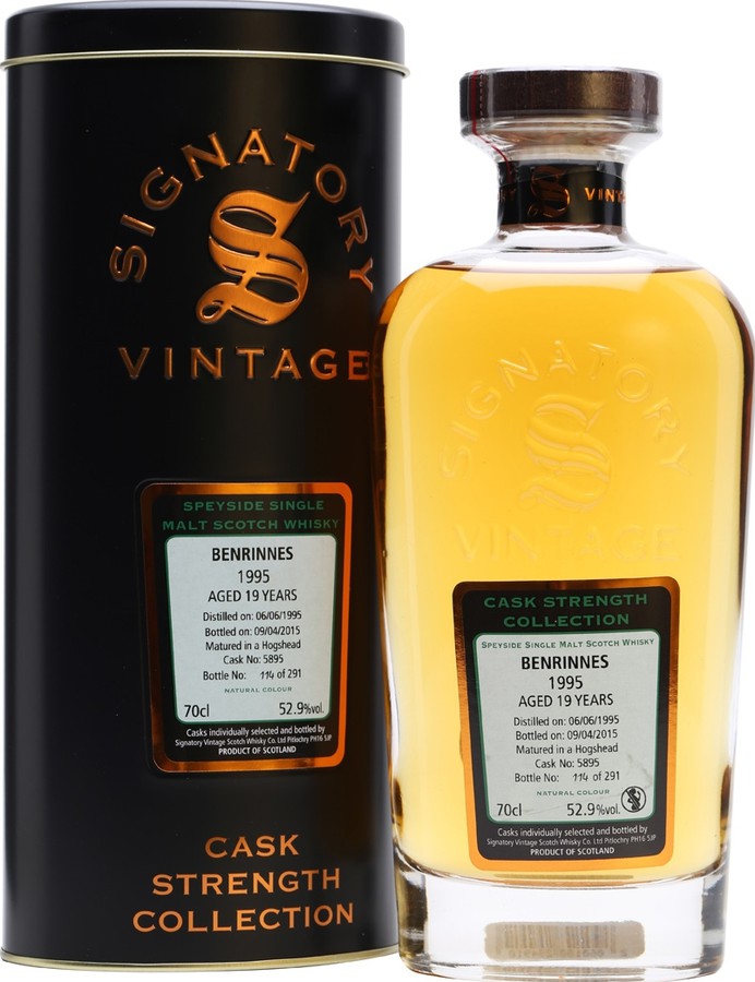 Benrinnes 1995 SV Cask Strength Collection #5895 52.9% 700ml