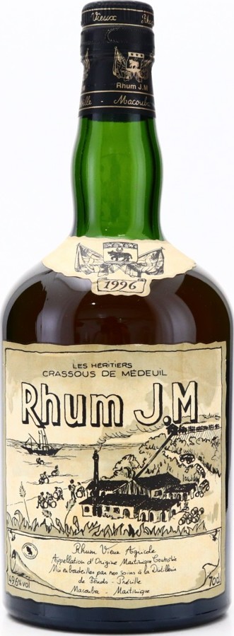 Rhum J.M 1996 10yo 49.6% 700ml