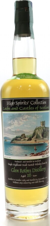 Glenrothes 1989 HSC Lochs and Castles of Scotland No 12 #18144 46% 700ml