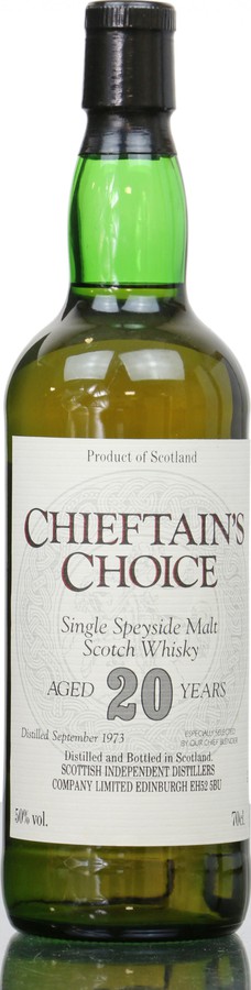 Chieftain's Choice 1973 TSID Single Speyside Malt 50% 700ml