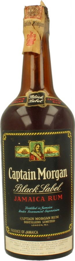Captain Morgan Black Label Jamaica Rum 43% 750ml