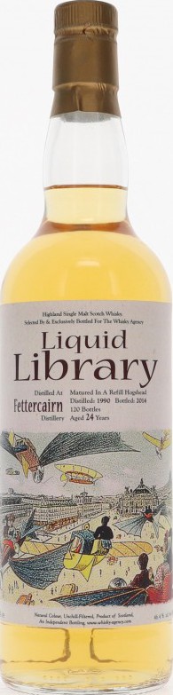 Fettercairn 1990 TWA Liquid Library Refill Hogshead 46.4% 700ml