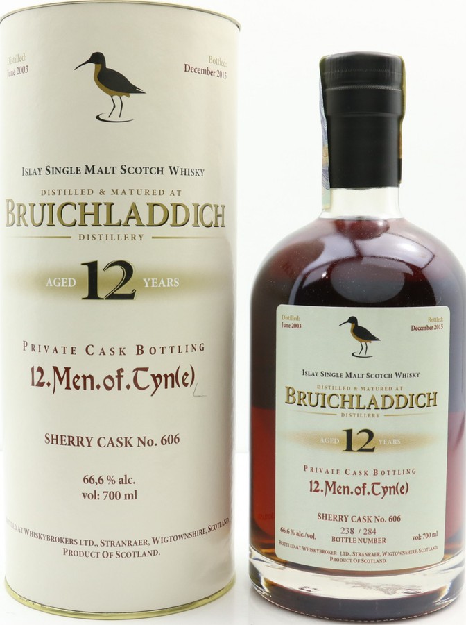 Bruichladdich 2003 WhB Private Cask Bottling #606 66.6% 700ml